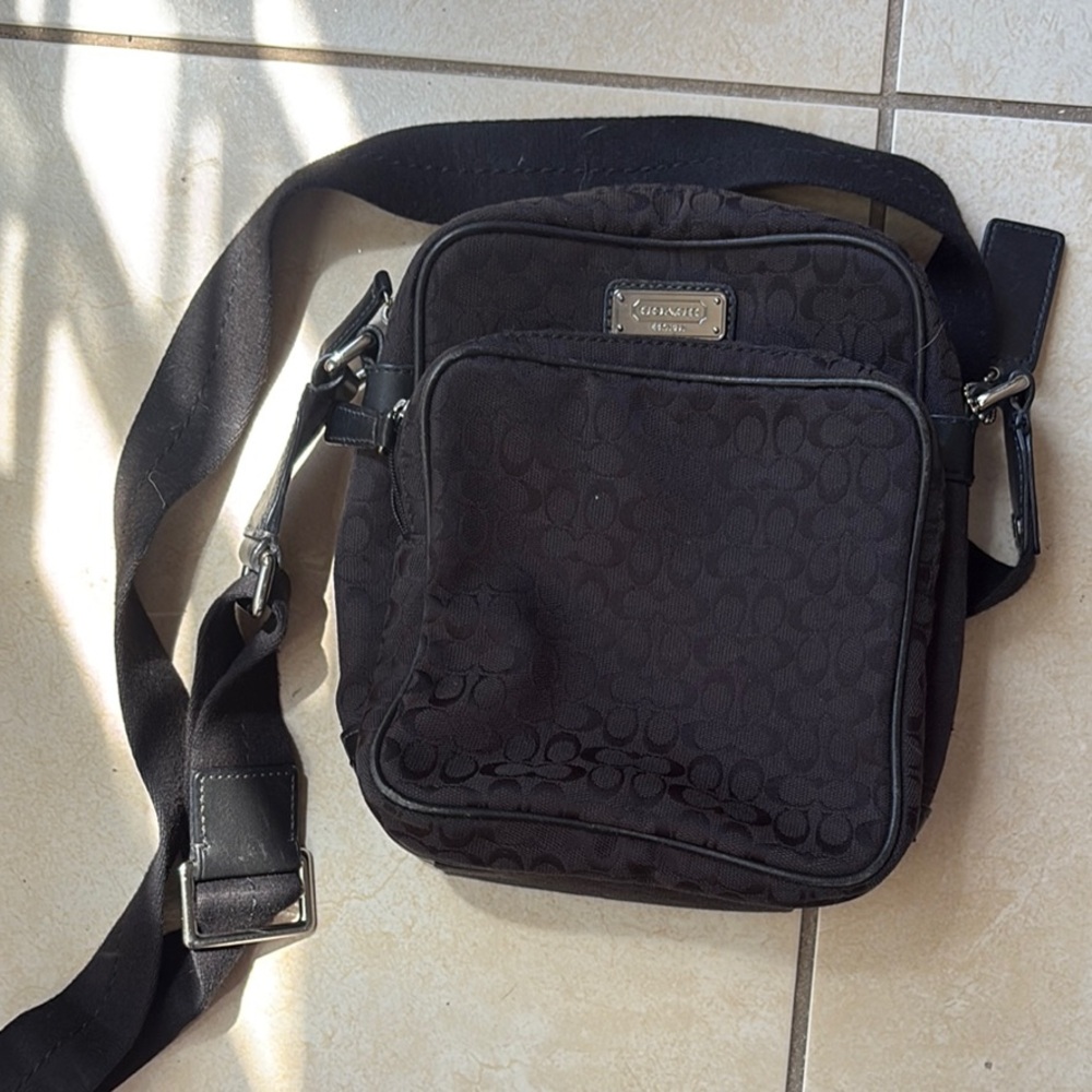 Coach Black Crossbody Bag with Adjustable Strap